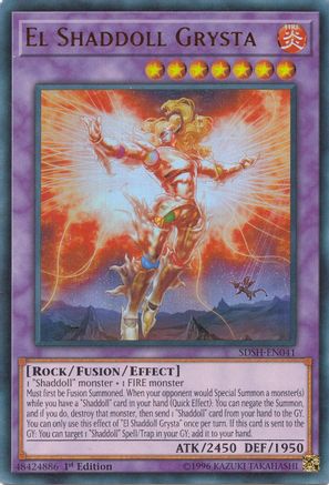 El Shaddoll Grysta (SDSH-EN041) - Structure Deck: Shaddoll Showdown Unlimited - Premium Yugioh Single from Konami - Just $0.25! Shop now at Game Crave Tournament Store