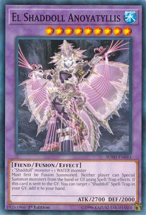 El Shaddoll Anoyatyllis (SDSH-EN043) - Structure Deck: Shaddoll Showdown 1st Edition - Premium Yugioh Single from Konami - Just $0.28! Shop now at Game Crave Tournament Store