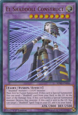 El Shaddoll Construct (SDSH-EN046) - Structure Deck: Shaddoll Showdown Unlimited - Premium Yugioh Single from Konami - Just $0.25! Shop now at Game Crave Tournament Store