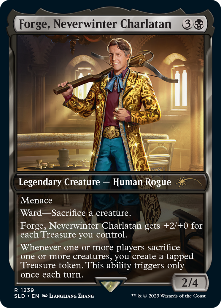 Forge, Neverwinter Charlatan (SLD-1239) - Secret Lair Drop - Premium MTG Single from Wizards of the Coast - Just $3.60! Shop now at Game Crave Tournament Store