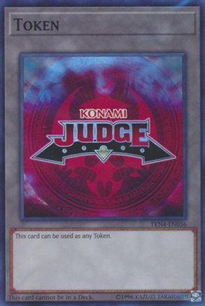 Official Judge Token: TKN4-EN036 (TKN4-EN036) - Judge Promotional Cards Unlimited - Premium Yugioh Single from Konami - Just $27.94! Shop now at Game Crave Tournament Store