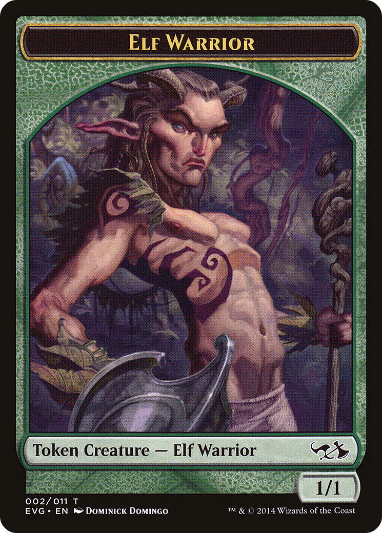 Elf Warrior (TEVG-002) - Duel Decks Anthology: Elves vs. Goblins Tokens - Premium MTG Single from Wizards of the Coast - Just $0.11! Shop now at Game Crave Tournament Store