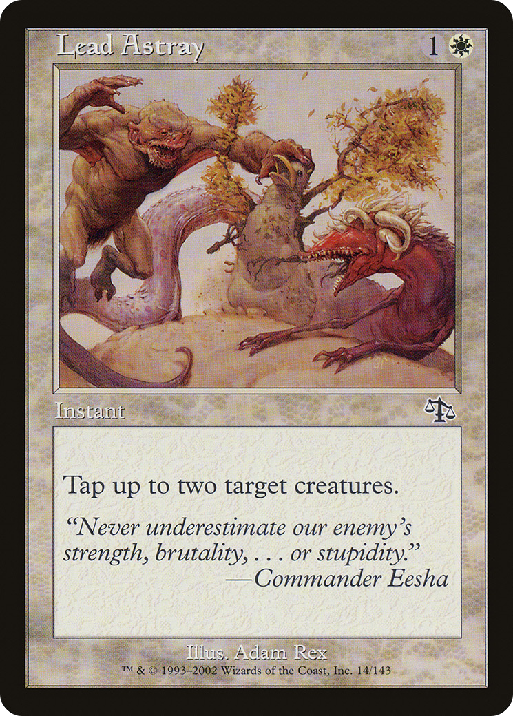 Lead Astray (JUD-014) - Judgment Foil - Premium MTG Single from Wizards of the Coast - Just $0.10! Shop now at Game Crave Tournament Store