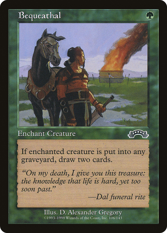 Bequeathal (EXO-106) - Exodus - Premium MTG Single from Wizards of the Coast - Just $0.13! Shop now at Game Crave Tournament Store