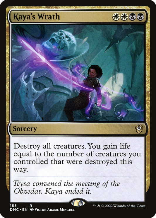 Kaya's Wrath (DMC-155) - Dominaria United Commander - Premium MTG Single from Wizards of the Coast - Just $0.09! Shop now at Game Crave Tournament Store