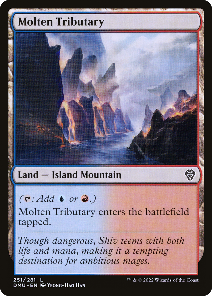 Molten Tributary (DMU-251) - Dominaria United - Premium MTG Single from Wizards of the Coast - Just $0.33! Shop now at Game Crave Tournament Store