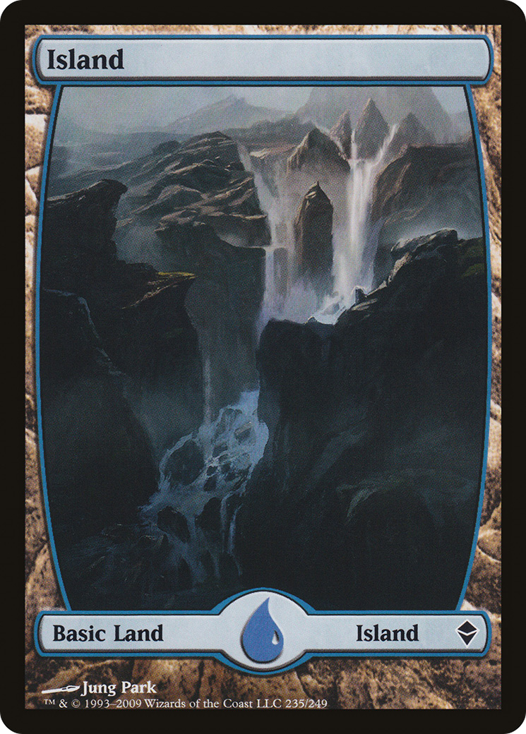 Island (ZEN-235) - Zendikar Foil - Premium MTG Single from Wizards of the Coast - Just $0.96! Shop now at Game Crave Tournament Store