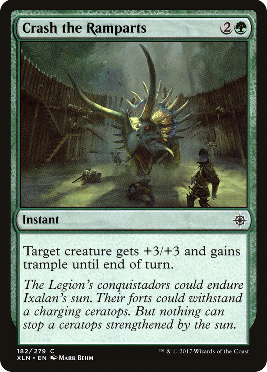 Crash the Ramparts (XLN-182) - Ixalan - Premium MTG Single from Wizards of the Coast - Just $0.08! Shop now at Game Crave Tournament Store