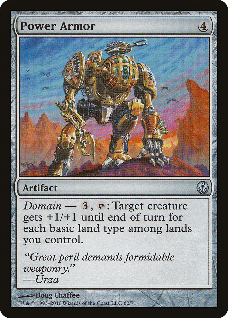 Power Armor (DDE-062) - Duel Decks: Phyrexia vs. the Coalition - Premium MTG Single from Wizards of the Coast - Just $0.08! Shop now at Game Crave Tournament Store