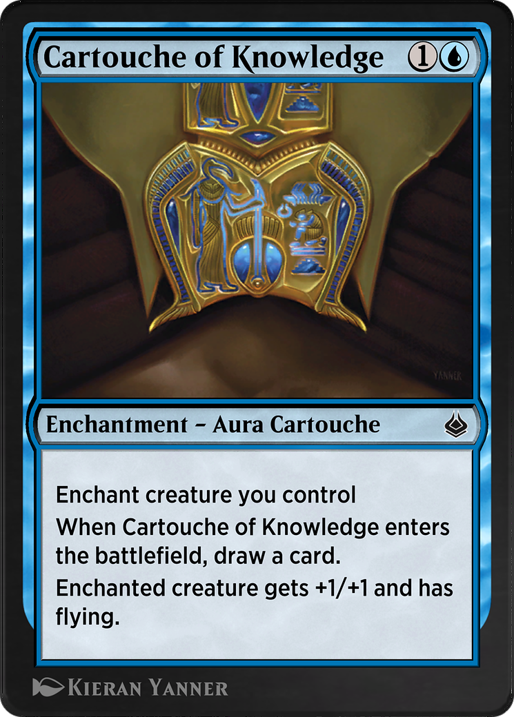 Cartouche of Knowledge (AKR-051) - Amonkhet Remastered - Premium MTG Single from Wizards of the Coast - Just $0! Shop now at Game Crave Tournament Store
