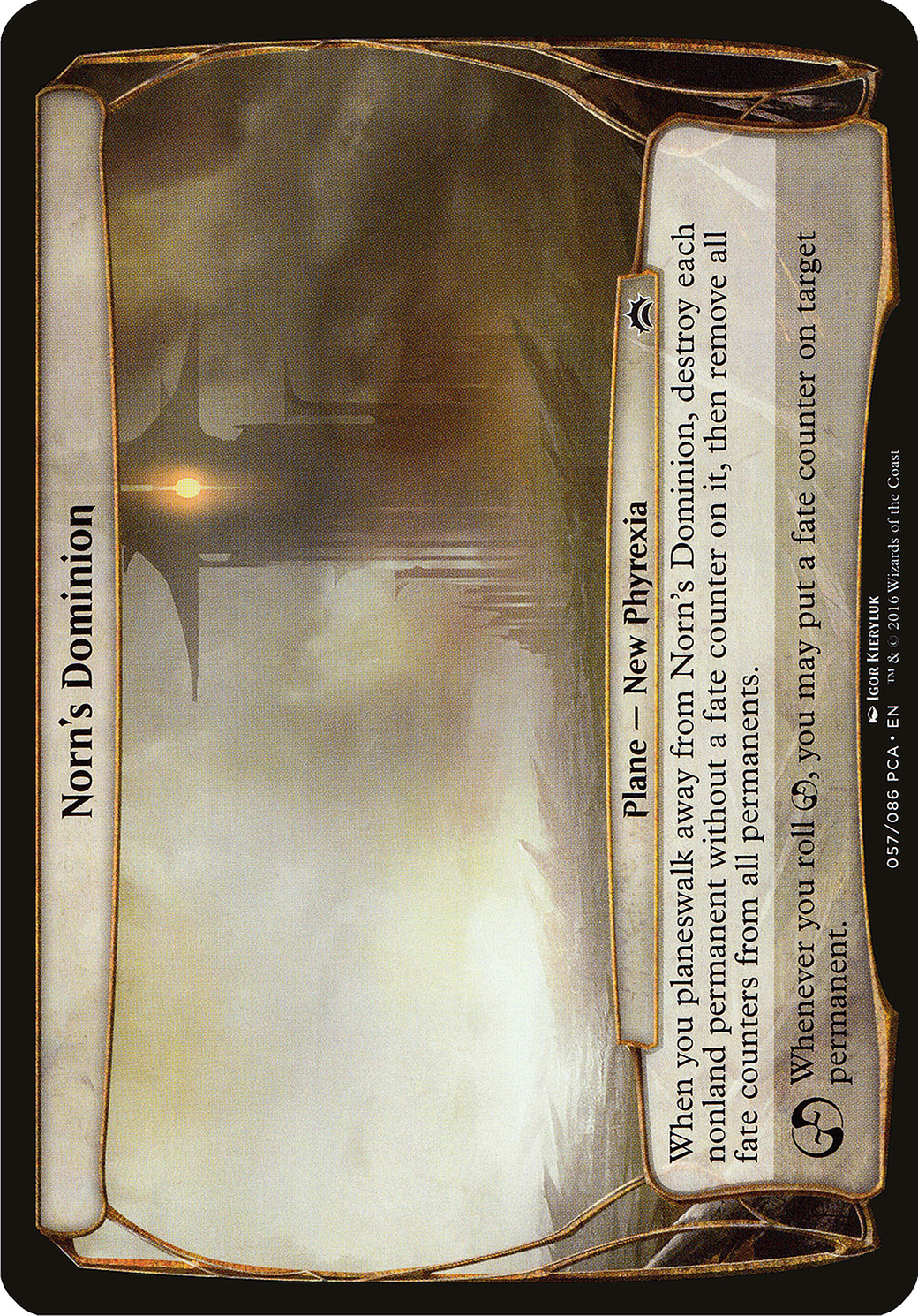 Norn's Dominion (OPCA-057) - Planechase Anthology Planes - Premium MTG Single from Wizards of the Coast - Just $0.67! Shop now at Game Crave Tournament Store