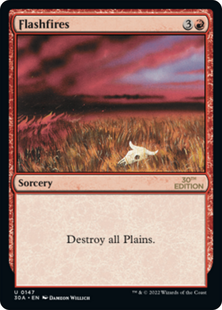 Flashfires (30A-147) - 30th Anniversary Edition - Premium MTG Single from Wizards of the Coast - Just $0.86! Shop now at Game Crave Tournament Store