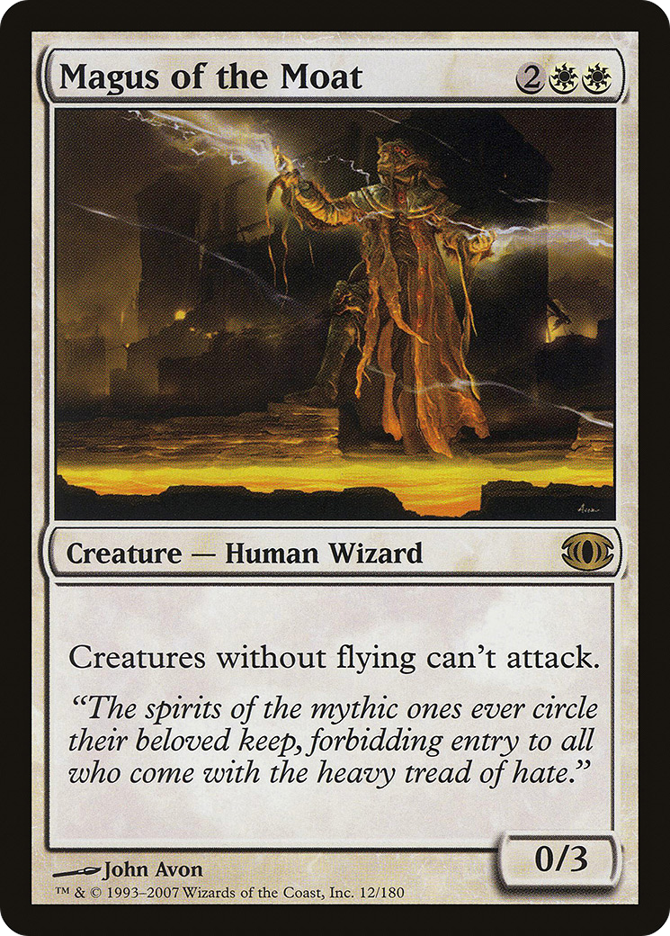 Magus of the Moat (FUT-012) - Future Sight Foil - Premium MTG Single from Wizards of the Coast - Just $11.16! Shop now at Game Crave Tournament Store