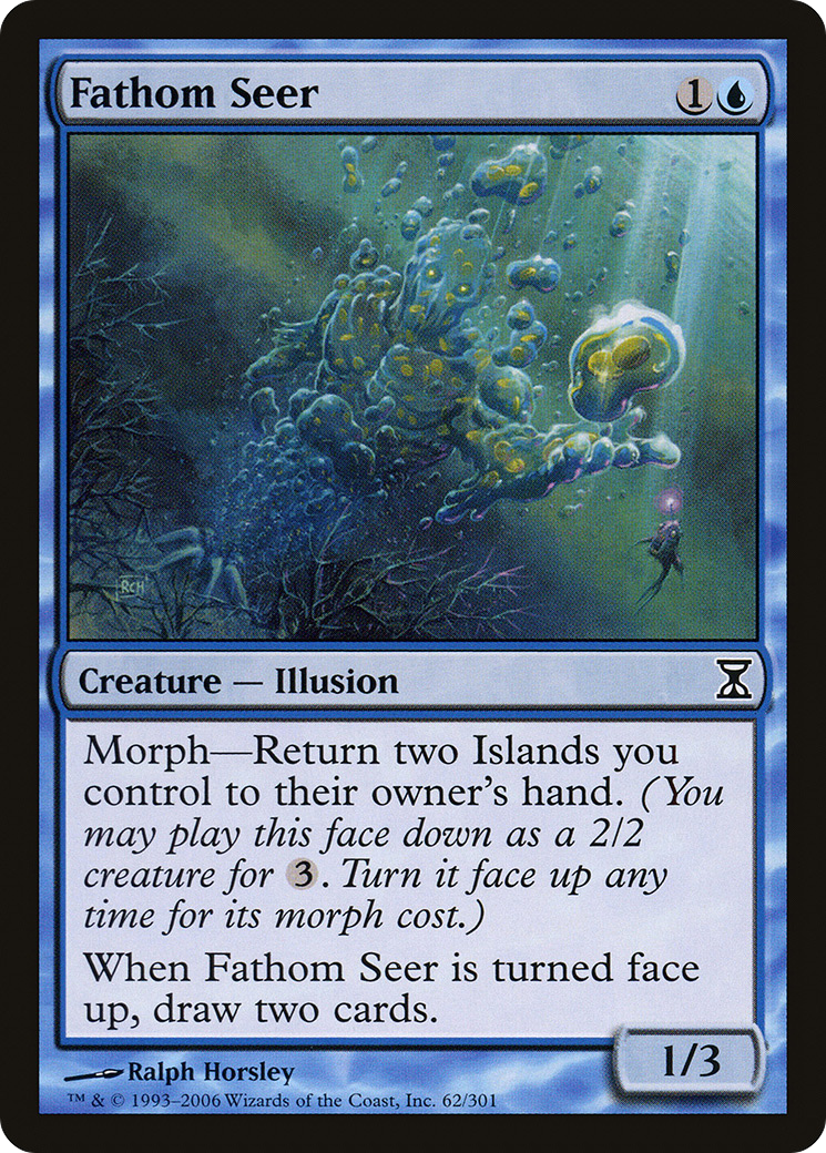 Fathom Seer (TSP-062) - Time Spiral - Premium MTG Single from Wizards of the Coast - Just $0.08! Shop now at Game Crave Tournament Store
