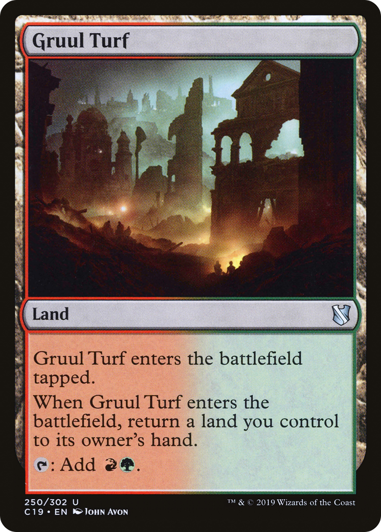 Gruul Turf (C19-250) - Commander 2019 - Premium MTG Single from Wizards of the Coast - Just $0.08! Shop now at Game Crave Tournament Store
