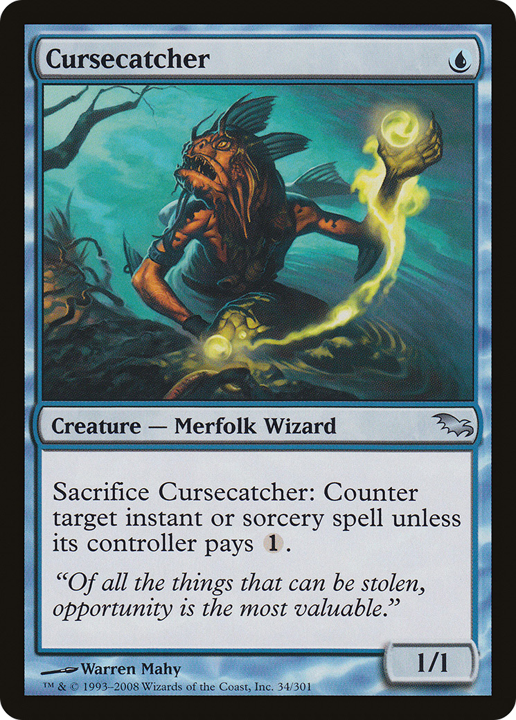 Cursecatcher (SHM-034) - Shadowmoor - Premium MTG Single from Wizards of the Coast - Just $0.14! Shop now at Game Crave Tournament Store