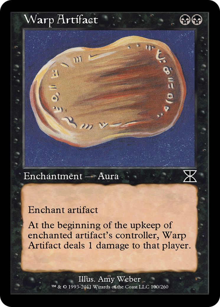 Warp Artifact (ME4-100) - Masters Edition IV Foil - Premium MTG Single from Wizards of the Coast - Just $0! Shop now at Game Crave Tournament Store