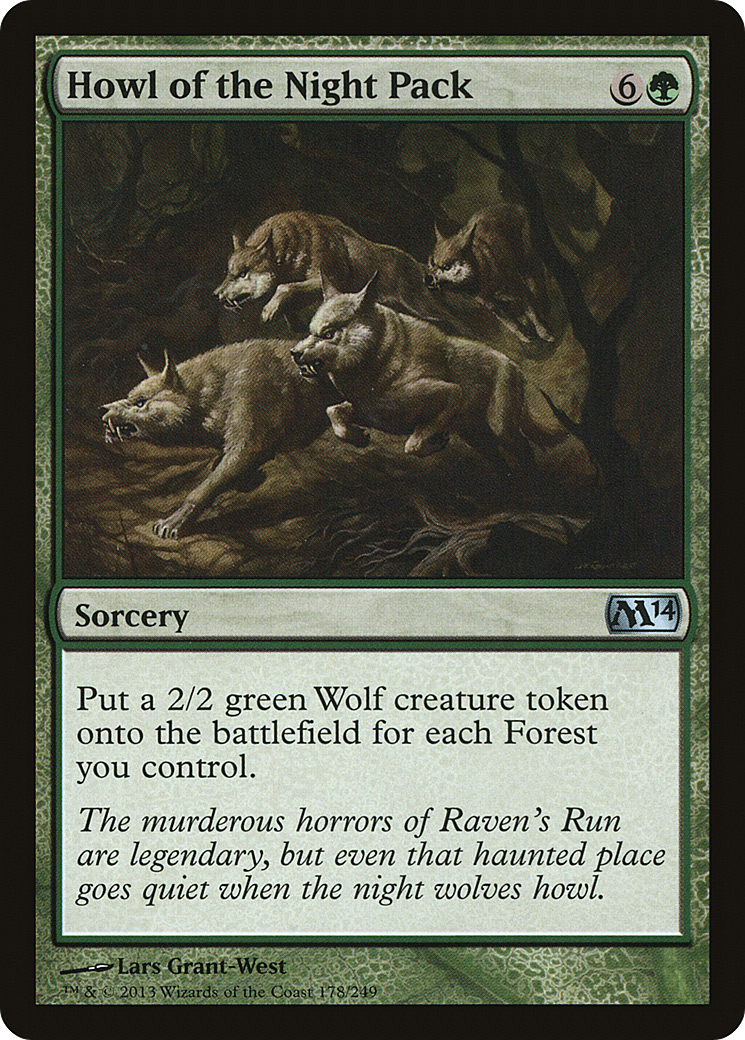 Howl of the Night Pack (M14-178) - Magic 2014 - Premium MTG Single from Wizards of the Coast - Just $0.08! Shop now at Game Crave Tournament Store