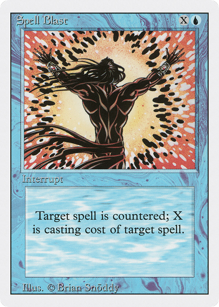 Spell Blast (3ED-082) - Revised Edition - Premium MTG Single from Wizards of the Coast - Just $0.08! Shop now at Game Crave Tournament Store
