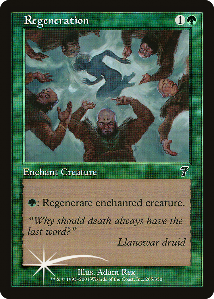 Regeneration (7ED-265★) - Seventh Edition Foil - Premium MTG Single from Wizards of the Coast - Just $2.60! Shop now at Game Crave Tournament Store