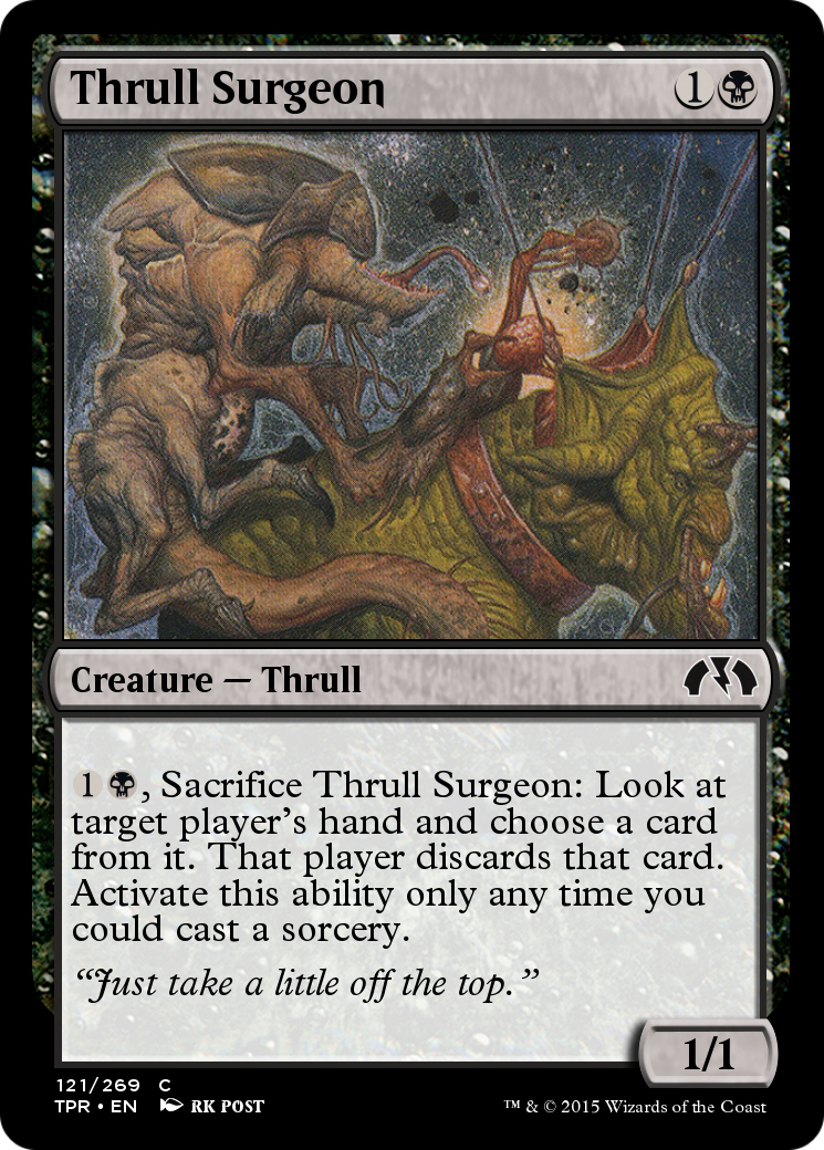 Thrull Surgeon (TPR-121) - Tempest Remastered - Premium MTG Single from Wizards of the Coast - Just $0! Shop now at Game Crave Tournament Store