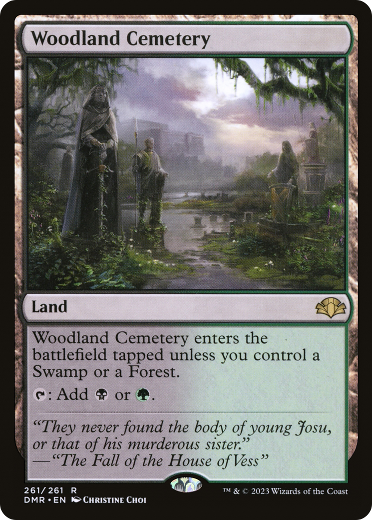 Woodland Cemetery (DMR-261) - Dominaria Remastered - Premium MTG Single from Wizards of the Coast - Just $0.83! Shop now at Game Crave Tournament Store