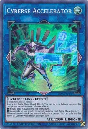 Cyberse Accelerator (IGAS-ENSE1) - Ignition Assault Limited - Premium Yugioh Single from Konami - Just $0.25! Shop now at Game Crave Tournament Store