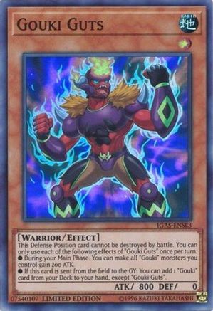 Gouki Guts (IGAS-ENSE3) - Ignition Assault Limited - Premium Yugioh Single from Konami - Just $0.23! Shop now at Game Crave Tournament Store