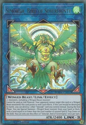 Simorgh, Bird of Sovereignty (DUOV-EN012) - Duel Overload 1st Edition - Premium Yugioh Single from Konami - Just $0.36! Shop now at Game Crave Tournament Store