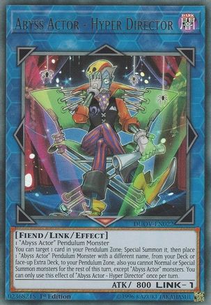 Abyss Actor - Hyper Director (DUOV-EN022) - Duel Overload 1st Edition - Premium Yugioh Single from Konami - Just $0.23! Shop now at Game Crave Tournament Store