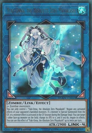 Yuki-Onna, the Absolute Zero Mayakashi (DUOV-EN025) - Duel Overload 1st Edition - Premium Yugioh Single from Konami - Just $7.31! Shop now at Game Crave Tournament Store