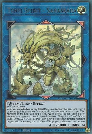 Tenyi Spirit - Sahasrara (DUOV-EN026) - Duel Overload 1st Edition - Premium Yugioh Single from Konami - Just $1.97! Shop now at Game Crave Tournament Store