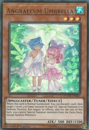 Angraecum Umbrella (DUOV-EN027) - Duel Overload 1st Edition - Premium Yugioh Single from Konami - Just $0.25! Shop now at Game Crave Tournament Store