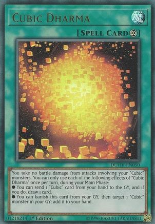 Cubic Dharma (DUOV-EN050) - Duel Overload 1st Edition - Premium Yugioh Single from Konami - Just $0.25! Shop now at Game Crave Tournament Store