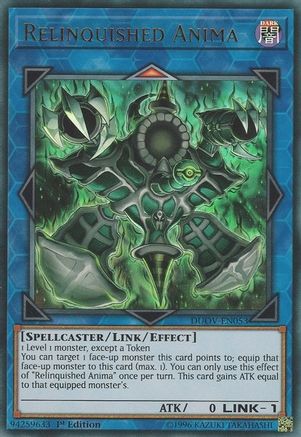 Relinquished Anima (DUOV-EN053) - Duel Overload 1st Edition - Premium Yugioh Single from Konami - Just $3.93! Shop now at Game Crave Tournament Store