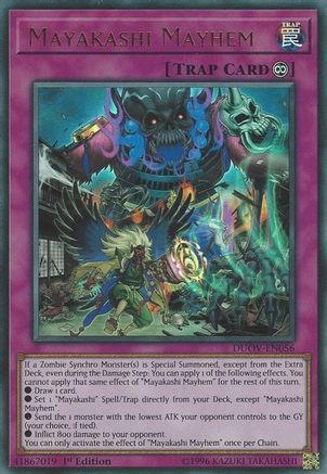 Mayakashi Mayhem (DUOV-EN056) - Duel Overload 1st Edition - Premium Yugioh Single from Konami - Just $0.27! Shop now at Game Crave Tournament Store