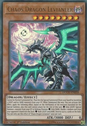 Chaos Dragon Levianeer (DUOV-EN058) - Duel Overload 1st Edition - Premium Yugioh Single from Konami - Just $0.92! Shop now at Game Crave Tournament Store