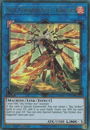 Sky Striker Ace - Kagari (DUOV-EN060) - Duel Overload 1st Edition - Premium Yugioh Single from Konami - Just $1.93! Shop now at Game Crave Tournament Store
