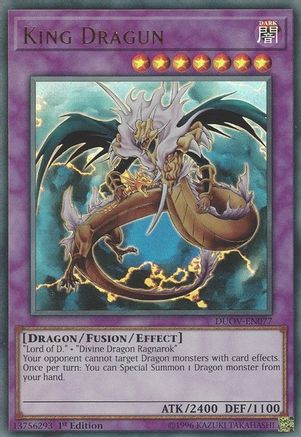 King Dragun (DUOV-EN077) - Duel Overload 1st Edition - Premium Yugioh Single from Konami - Just $0.76! Shop now at Game Crave Tournament Store