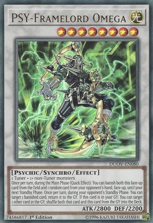 PSY-Framelord Omega (DUOV-EN080) - Duel Overload 1st Edition - Premium Yugioh Single from Konami - Just $0.32! Shop now at Game Crave Tournament Store