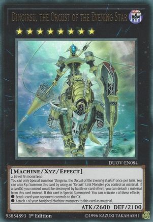 Dingirsu, the Orcust of the Evening Star (DUOV-EN084) - Duel Overload 1st Edition - Premium Yugioh Single from Konami - Just $1.02! Shop now at Game Crave Tournament Store