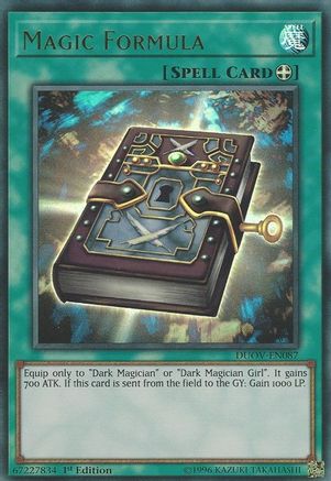 Magic Formula (DUOV-EN087) - Duel Overload 1st Edition - Premium Yugioh Single from Konami - Just $0.32! Shop now at Game Crave Tournament Store