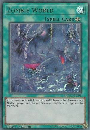 Zombie World (DUOV-EN091) - Duel Overload 1st Edition - Premium Yugioh Single from Konami - Just $0.69! Shop now at Game Crave Tournament Store