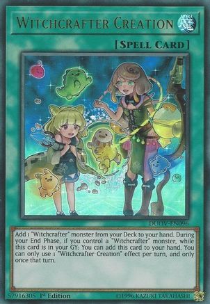 Witchcrafter Creation (DUOV-EN096) - Duel Overload 1st Edition - Premium Yugioh Single from Konami - Just $0.25! Shop now at Game Crave Tournament Store