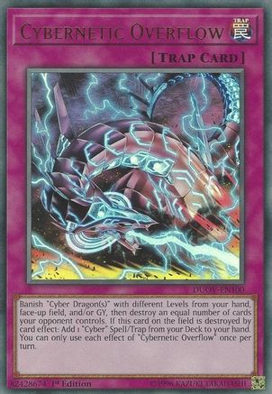 Cybernetic Overflow (DUOV-EN100) - Duel Overload 1st Edition - Premium Yugioh Single from Konami - Just $0.25! Shop now at Game Crave Tournament Store