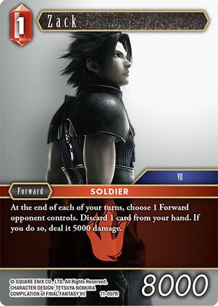 Zack (OPUS XI) - Premium Final Fantasy Single from Opus XI - Just $0.25! Shop now at Game Crave Tournament Store