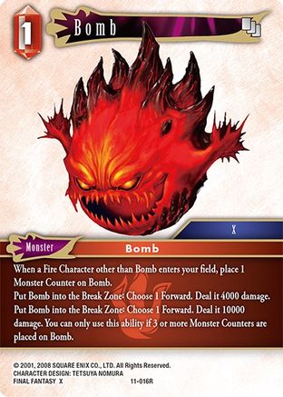 Bomb (OPUS XI) Foil - Premium Final Fantasy Single from Opus XI - Just $0.85! Shop now at Game Crave Tournament Store