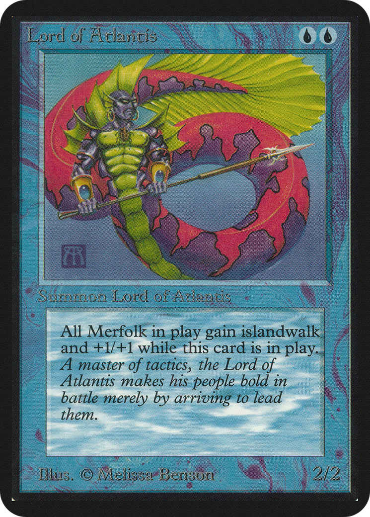 Lord of Atlantis (LEA-062) - Limited Edition Alpha - Premium MTG Single from Wizards of the Coast - Just $0! Shop now at Game Crave Tournament Store