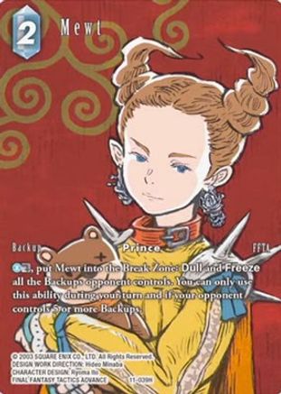 Mewt (Full Art) (OPUS XI) Foil - Premium Final Fantasy Single from Opus XI - Just $10.34! Shop now at Game Crave Tournament Store