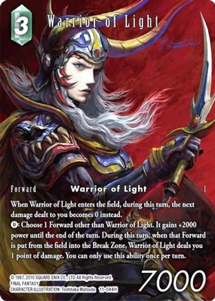Warrior of Light (Full Art) (OPUS XI) Foil - Premium Final Fantasy Single from Opus XI - Just $18.45! Shop now at Game Crave Tournament Store